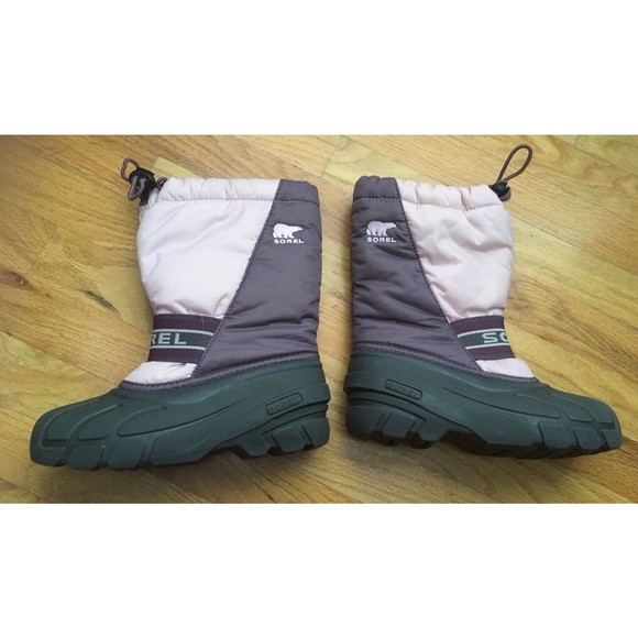 Sorel Cub Winter Snow Boot Size 3 Isla/crushed Berry - Picture 6 of 8